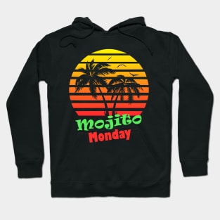 Mojito Monday 80s Sunset Hoodie